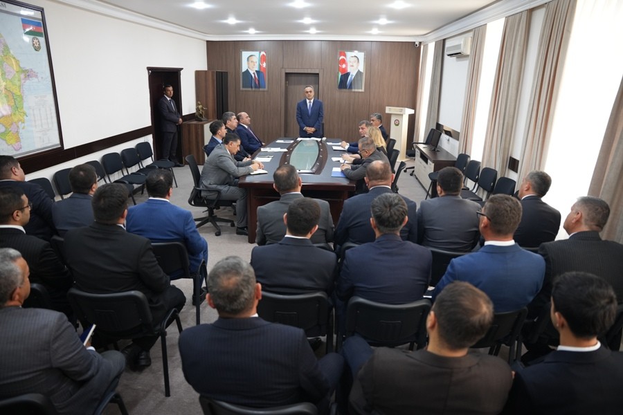 Goranboy RİH başçısı yanında Şuranın növbəti iclası keçirildi - FOTOLAR